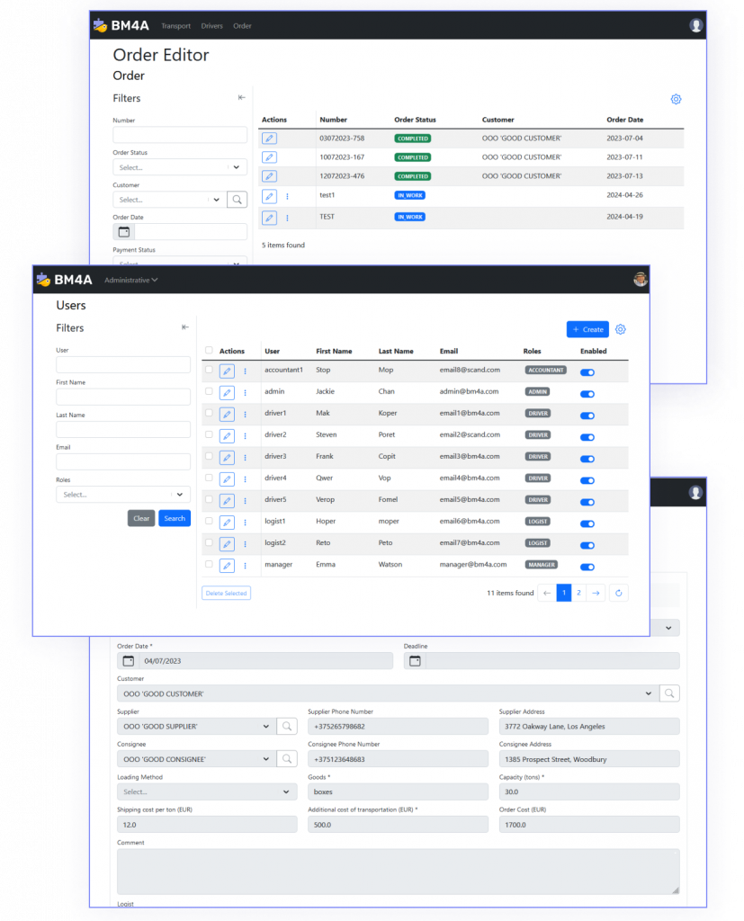 Freight Logistic System - BM4A FLS